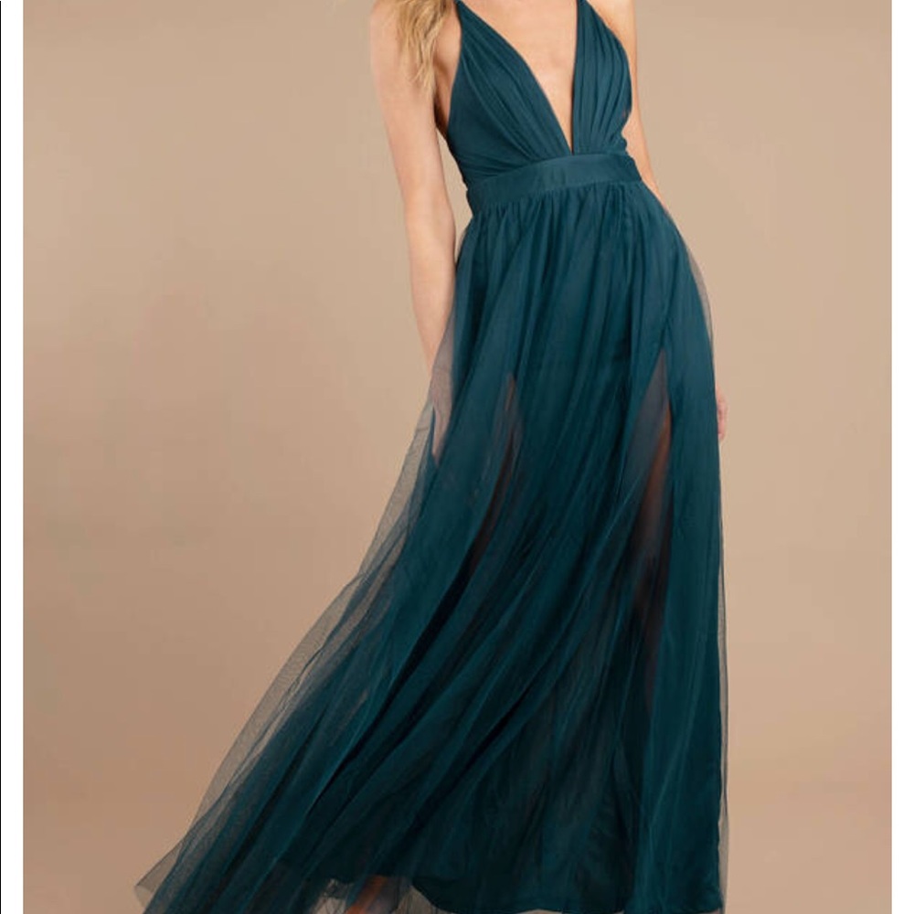 Here To Slay Plunging Dress